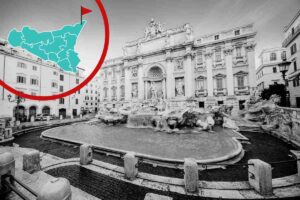 Fontana di Trevi disegno sicilia