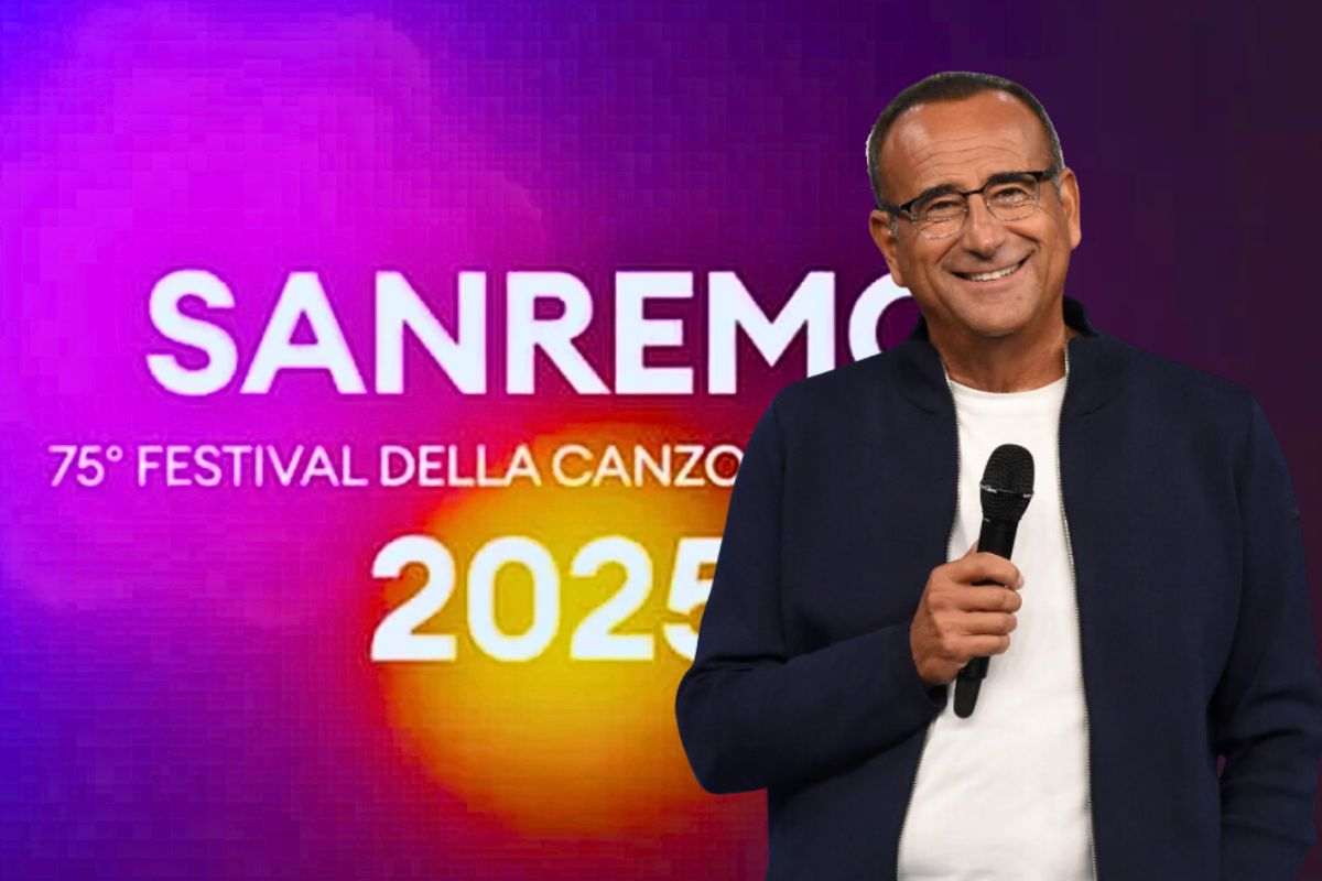 Carlo Conti conduce Sanremo 2025